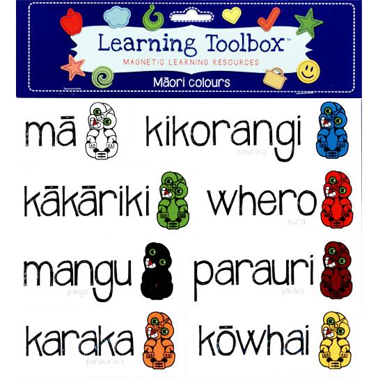 Te Reo Maori Magnets - Colours
