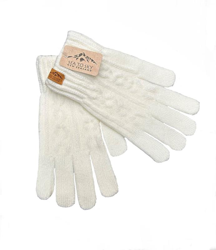 Knitted Gloves - Kirimi (Cream)