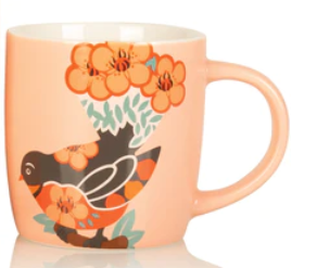 Ceramic Coffee Mug -  Piwakawaka (Fantail)