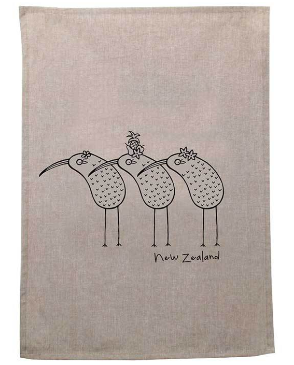 NZ Kiwi Tea Towel