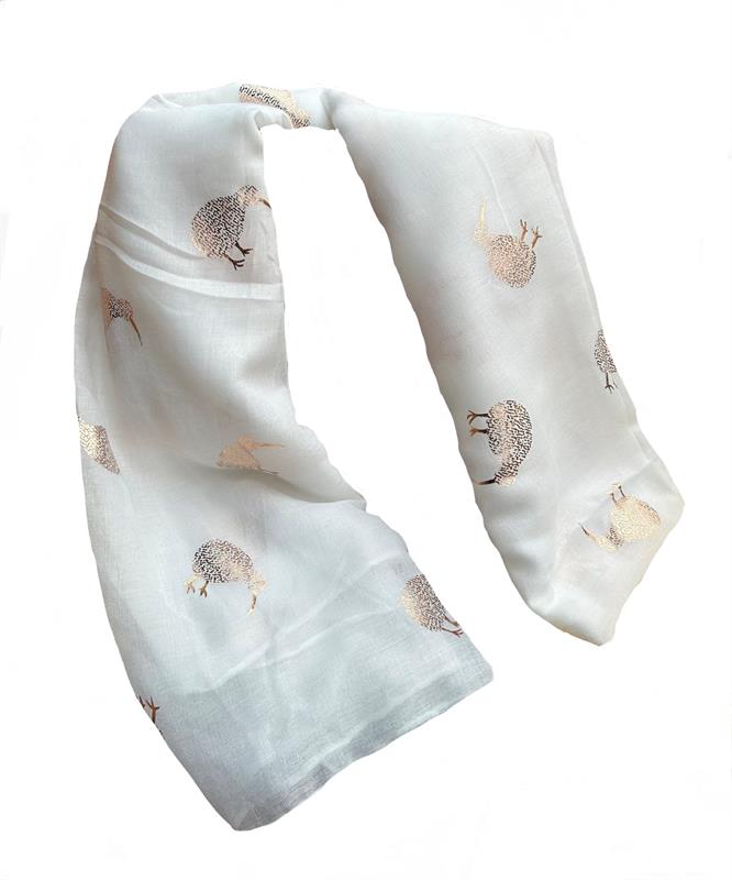 Kiwi Scarf - Ma (White)