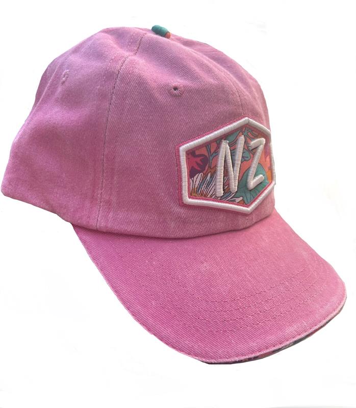 Mawhero (Pink) Floral Cap NZ