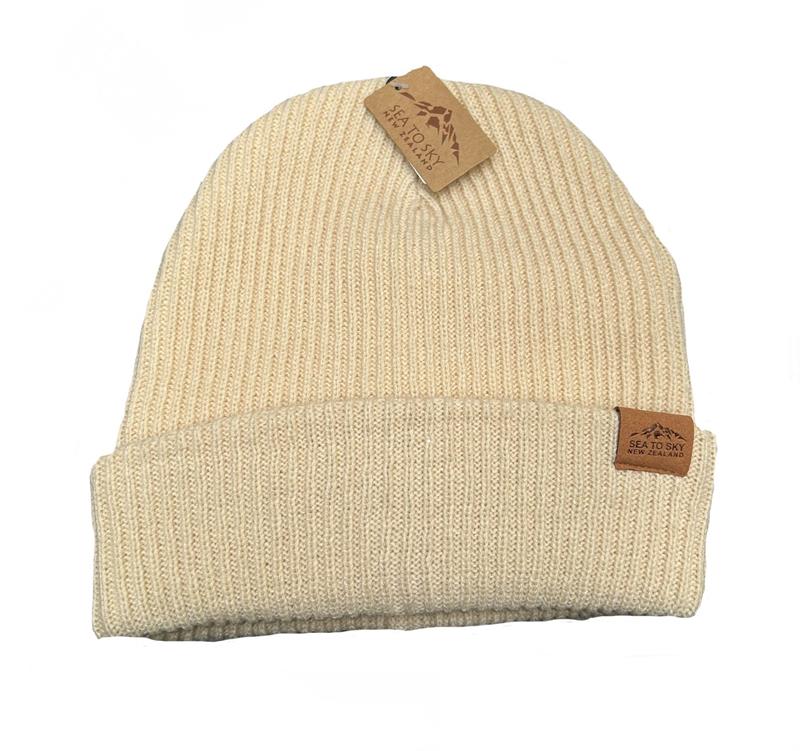 Fleece-lined Beanie - Kirimi (Cream)