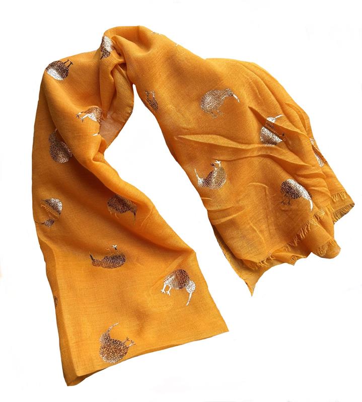 Kiwi Scarf - Karaka (Orange)