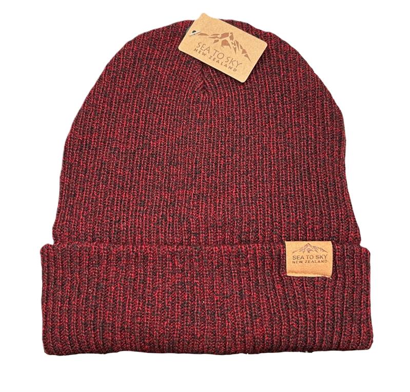 Fleece-lined Beanie - Kaka (Burgandy)