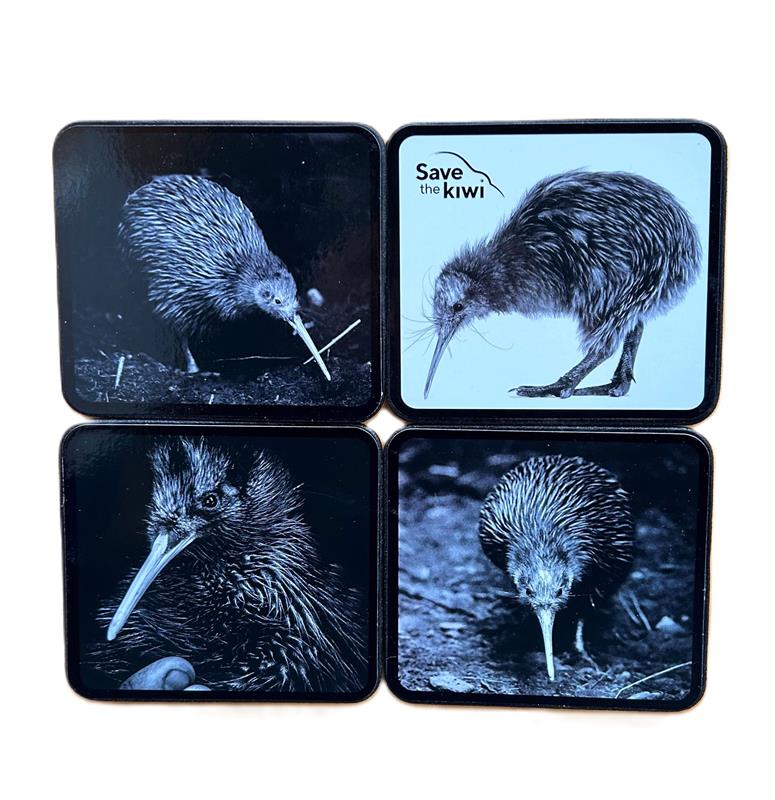 Save the Kiwi Coaster Set